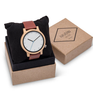 The Axel Maple | Set of 4 Groomsmen Wood Watches