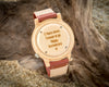 Axel Maple | Wooden Watch Leather Band Watches HAVERN Watches