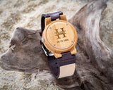 The Alleghany | Wooden Watch Leather Band Watches HAVERN Watches