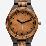 The Burl Blue | Set of 10 Groomsmen Wood Watches