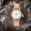The Chiseled White Oak | Marble + Wooden Watch