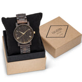 The Curtis Gold | Set of 11 Groomsmen Wood Watches