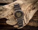 The Curtis Gold | Wooden Watch Wooden Band Watches HAVERN Watches