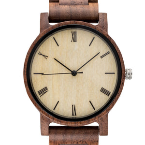 The Curtis Walnut | Set of 7 Groomsmen Wood Watches