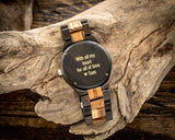 The Gavin Zebrawood + Ebony | Wooden Watch Wooden Band Watches HAVERN Watches