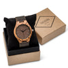 The Olympic Zebrawood | Set of 7 Groomsmen Wood Watches