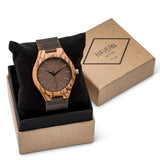 The Olympic Zebrawood | Set of 6 Groomsmen Wood Watches