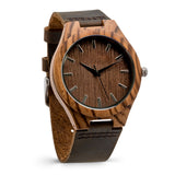 The Olympic Zebrawood | Set of 10 Groomsmen Wood Watches
