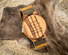The Olympic Zebrawood | Wooden Watch Leather Band Watches HAVERN Watches