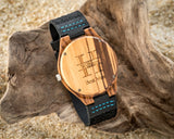 The Woodland Peak | Wooden Watch Leather Band Watches HAVERN Watches